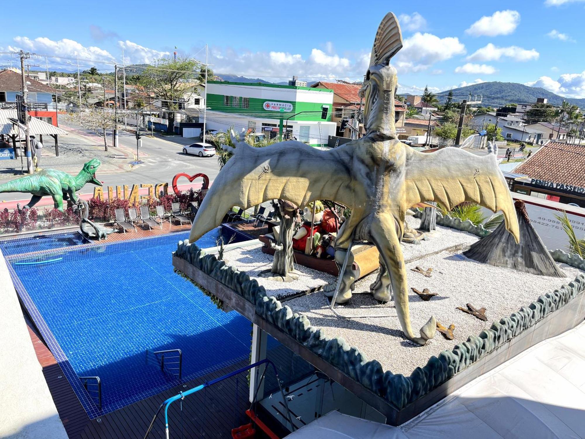 Hotel Recanto Dos Dinossauros Penha  Buitenkant foto